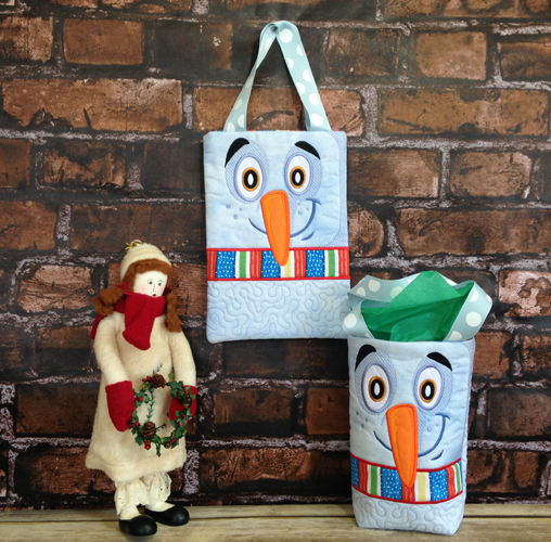 ITH Snowman Tote or Gift Bag